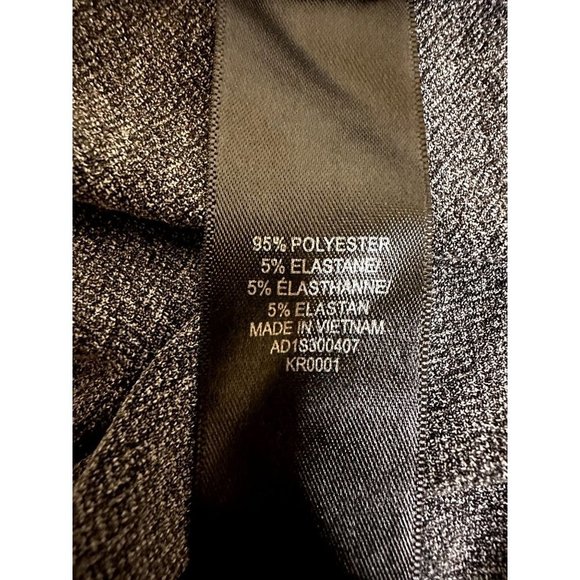 Adrianna Papell Black polka dot Stretch Ruffled Career Tank Shell, Size XL, EUC - Picture 8 of 12